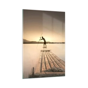 Schilderen op glas - Voor het slapen gaan - 80x120 cm