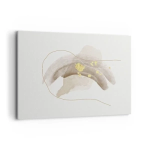 Schilderen op canvas - Ontmoet in de ruimte - 100x70 cm