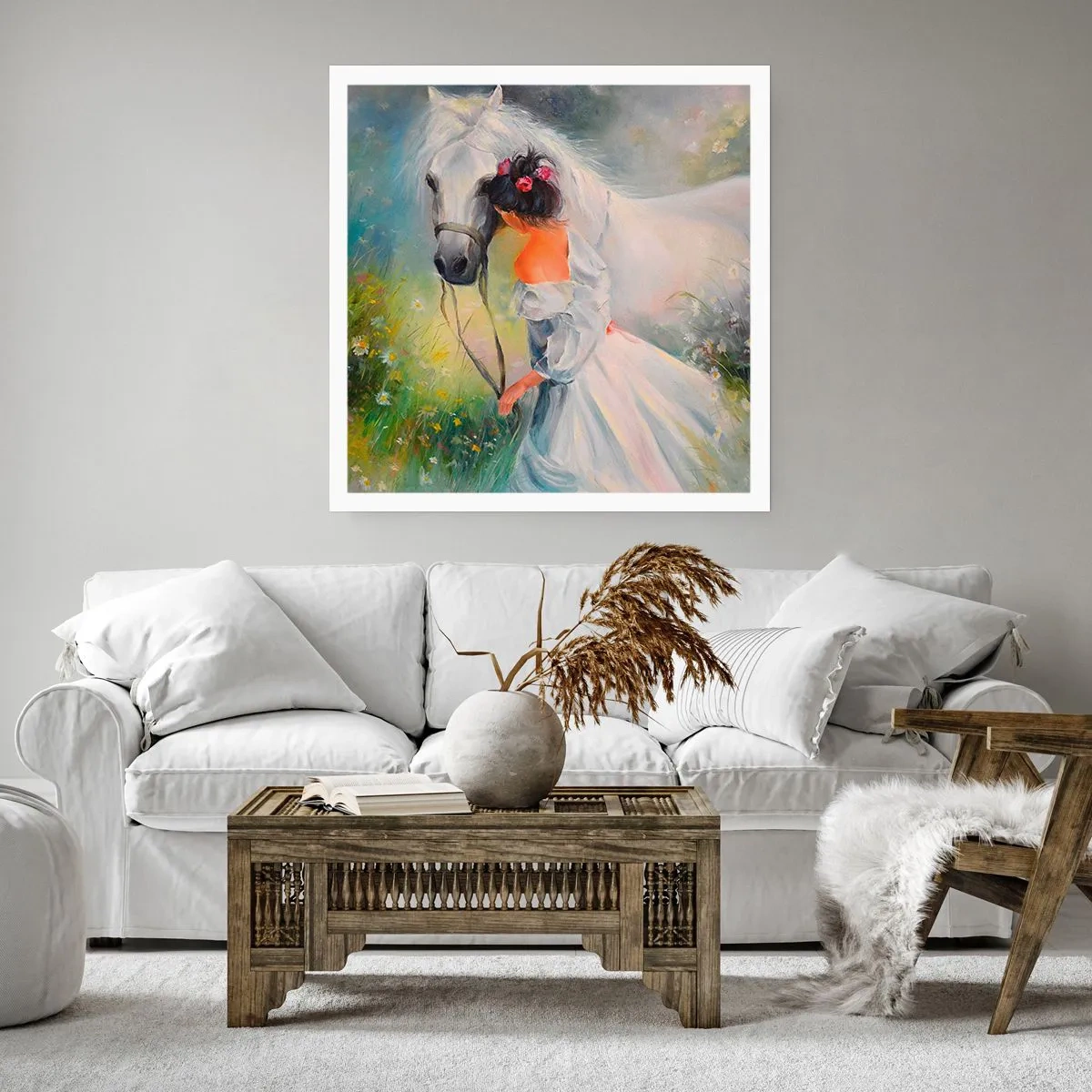 Poster - Als uit een mooie droom - 30x30 cm