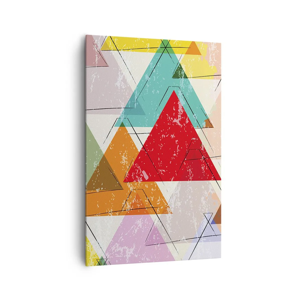 Schilderen op canvas - Onzinnige praat uitslaan - 80x120 cm