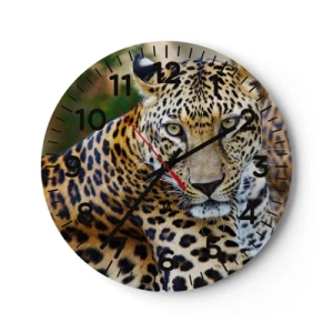 Wandklok - Klok - Wild en kalm - 40x40 cm