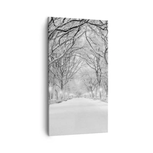 Schilderen op canvas - Vier seizoenen - winter - 45x80 cm