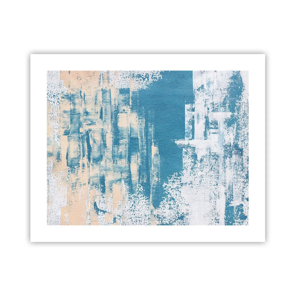 Poster - Door een ijspegel - 50x40 cm