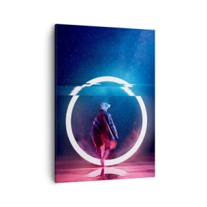 Schilderen op canvas - Tussen werelden - 50x70 cm