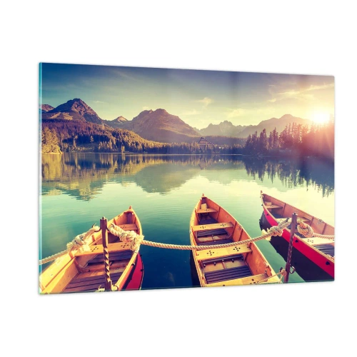 Schilderen op glas - Leef volgens haar wetten - 120x80 cm
