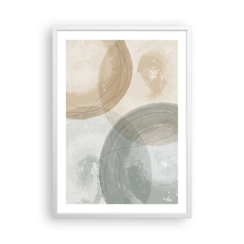 Poster in een witte lijst - Indringende werelden - 50x70 cm