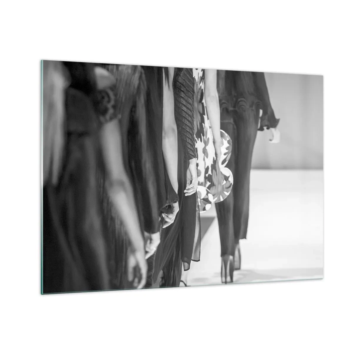 Schilderen op glas - Een stijlvolle optocht - 100x70 cm