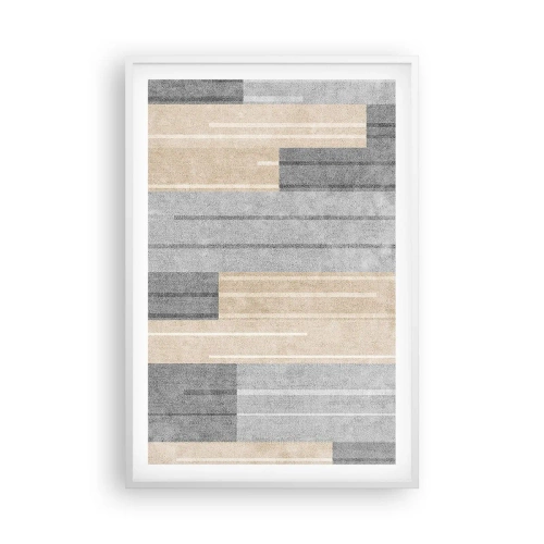 Poster in een witte lijst - Compositie: houd verticaal - 61x91 cm