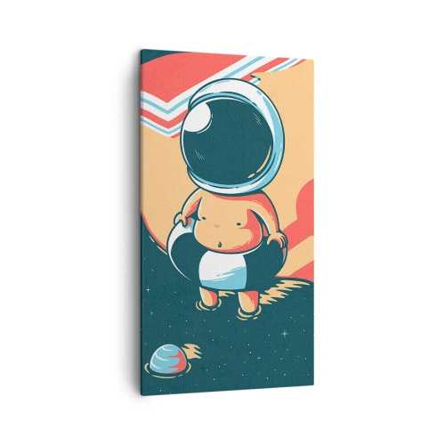 Schilderen op canvas - Vanuit een ander perspectief - 45x80 cm