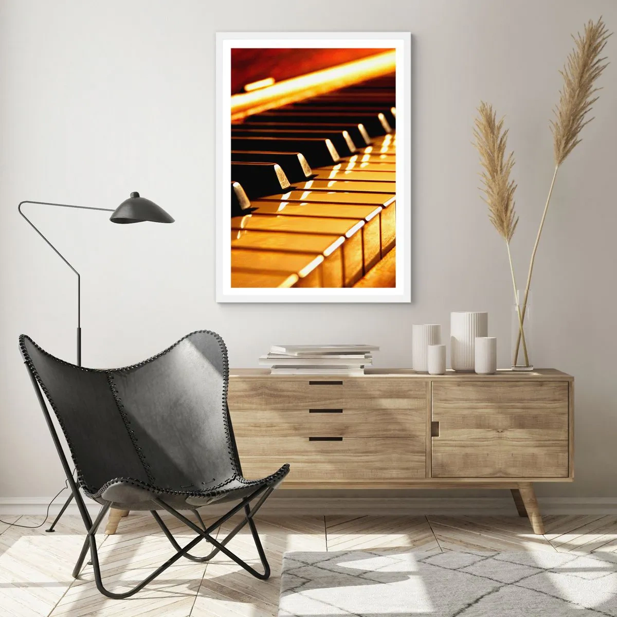 Poster in een witte lijst - Eindeloze mogelijkheden - 50x70 cm