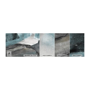 Fotobehang Monster Premium Sand - Abstractie: rotsen en ijs - Minimalisme, Deel, Modern - 100x30 cm