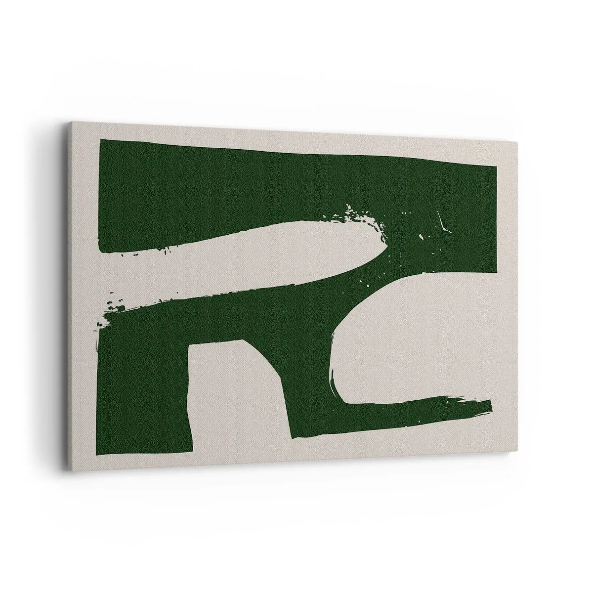 Schilderen op canvas - Baaien van wit - 120x80 cm