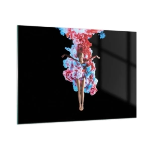 Schilderen op glas - In volle bloei - 100x70 cm