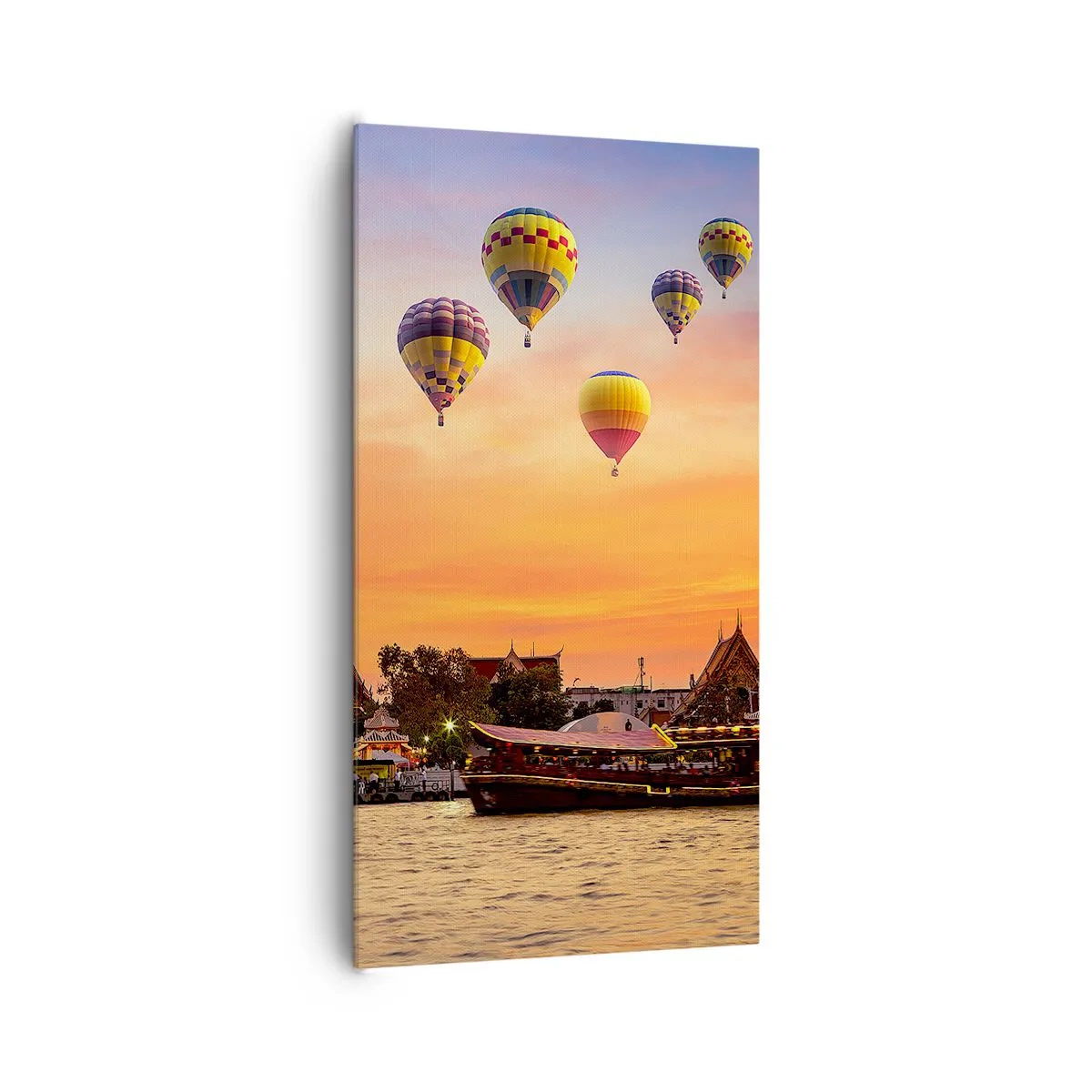 Schilderen op canvas - Hier worden sprookjes geboren - 65x120 cm