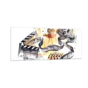 Schilderen op glas - In het land van dromen - 100x40 cm