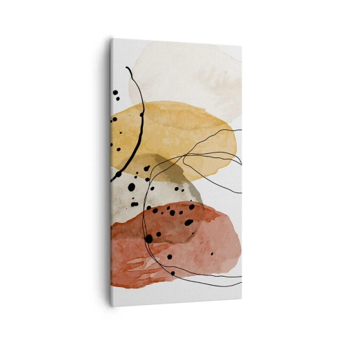 Schilderen op canvas - Als lichte, transparante lucht - 55x100 cm