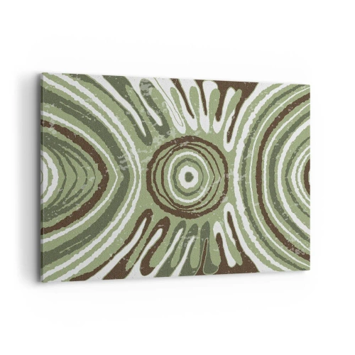 Schilderen op canvas - Een explosie van emoties - 120x80 cm