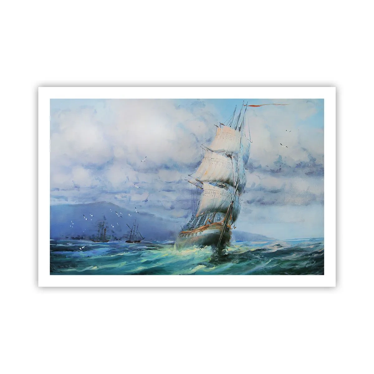 Poster - Goede wind - 91x61 cm