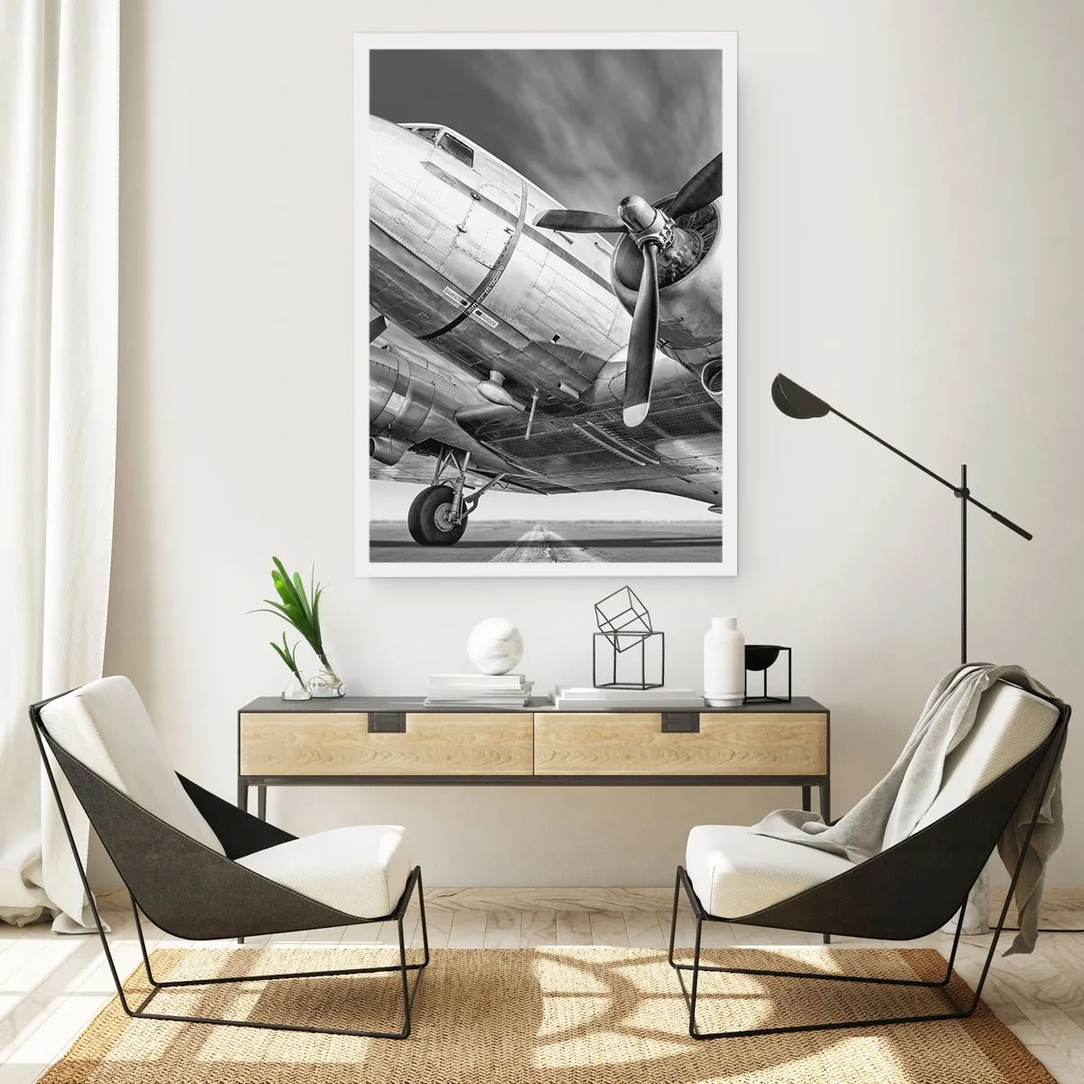 Poster - Altijd klaar om te vliegen - 70x100 cm