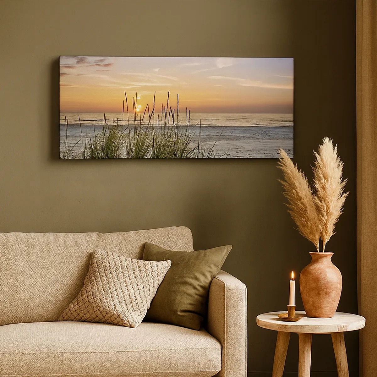 Schilderen op canvas - Kijk, denk, voel - 30x30 cm