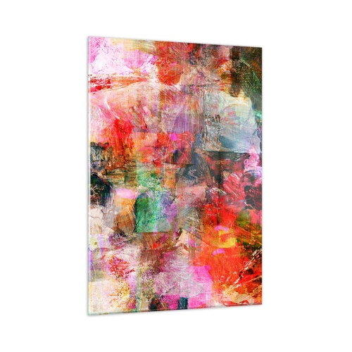 Schilderen op glas - Een reis door de rozen - 50x70 cm