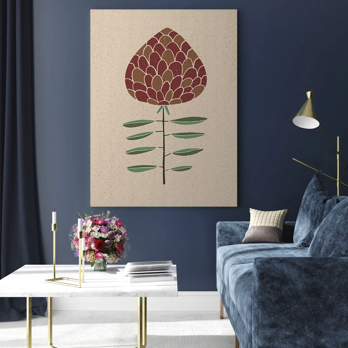 Schilderen op glas - Als een geweldige kerel - 70x100 cm