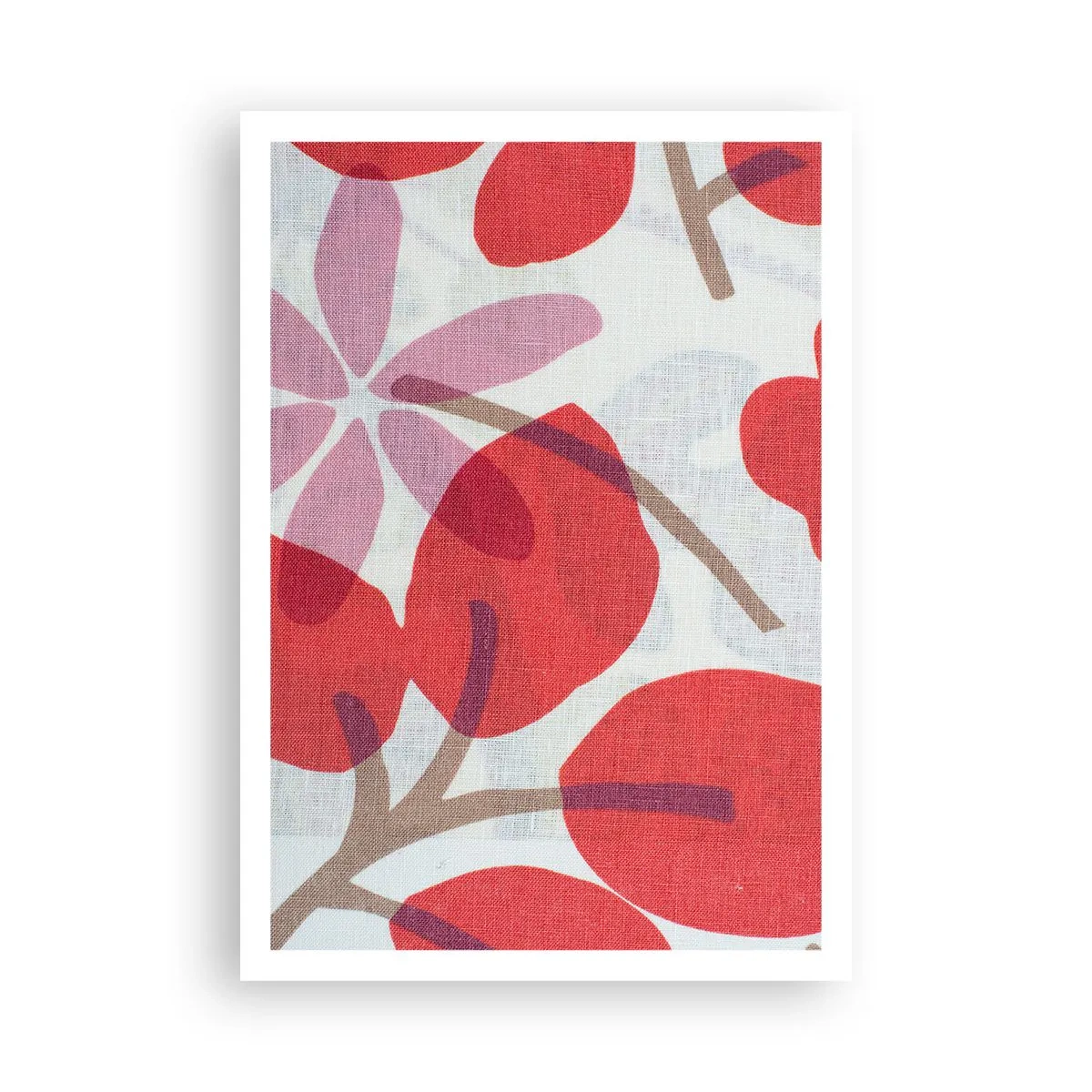 Poster - Bloemstuk in roze - 70x100 cm