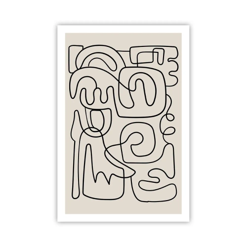 Poster - Volg het pad - 61x91 cm