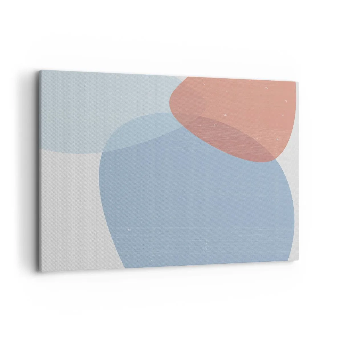 Schilderen op canvas - Pastelkleurige relaties - 120x80 cm