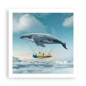 Poster - Waarom niet? - 60x60 cm