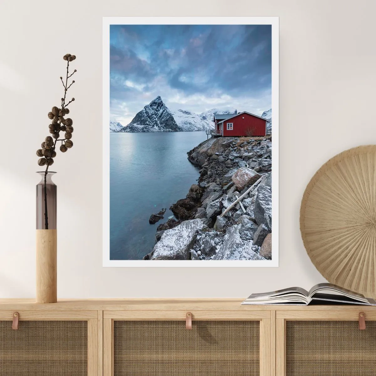 Poster - Scandinavisch toevluchtsoord - 30x40 cm