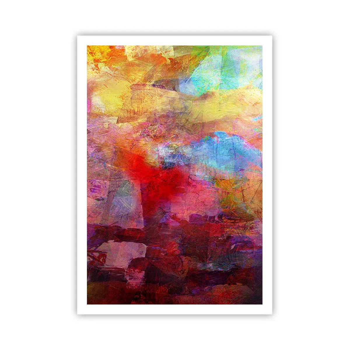 Poster - Kijk in de regenboog - 70x100 cm