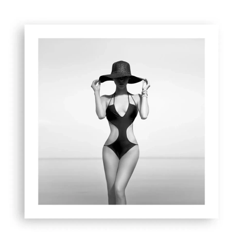 Poster - Mijn naam is: Elegantie - 50x50 cm