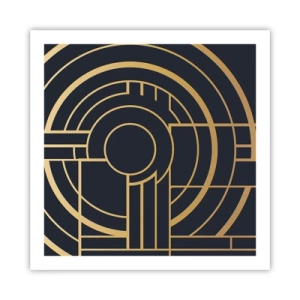 Poster - Draaien van dingen - 60x60 cm