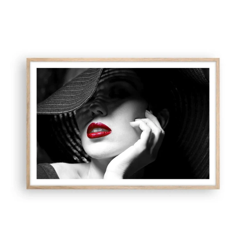 Een poster in een licht eiken lijst - Een studie in scharlaken - 91x61 cm