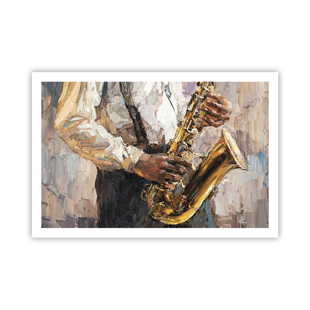 Poster - Tijd om te solo te spelen - 91x61 cm