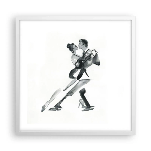 Poster in een witte lijst - In één slag - 50x50 cm