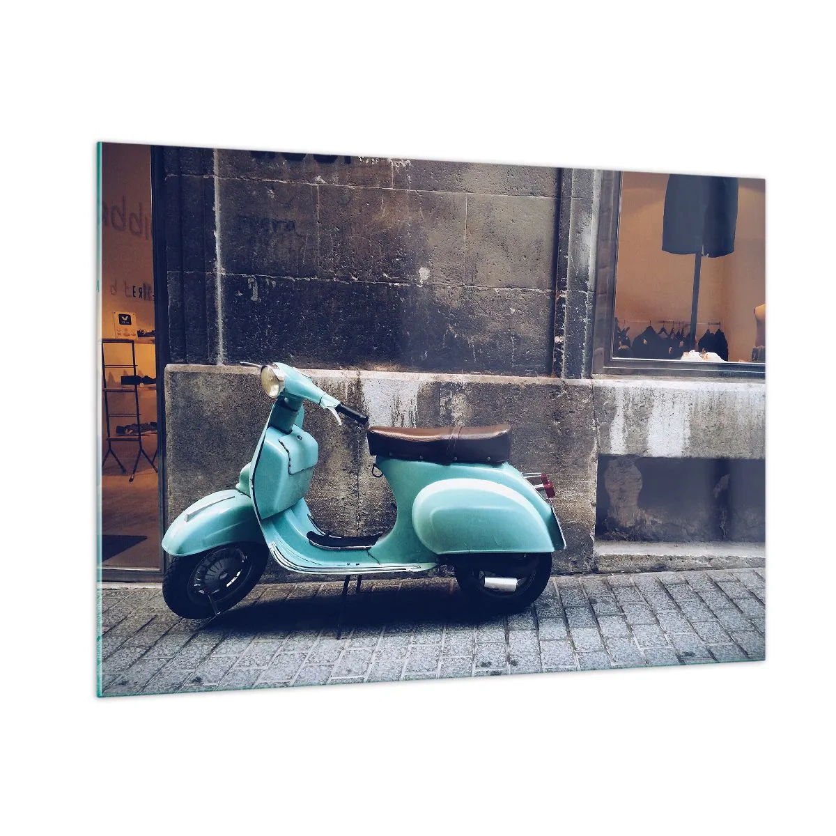 Schilderen op glas - Onvergetelijke sfeer - 100x70 cm