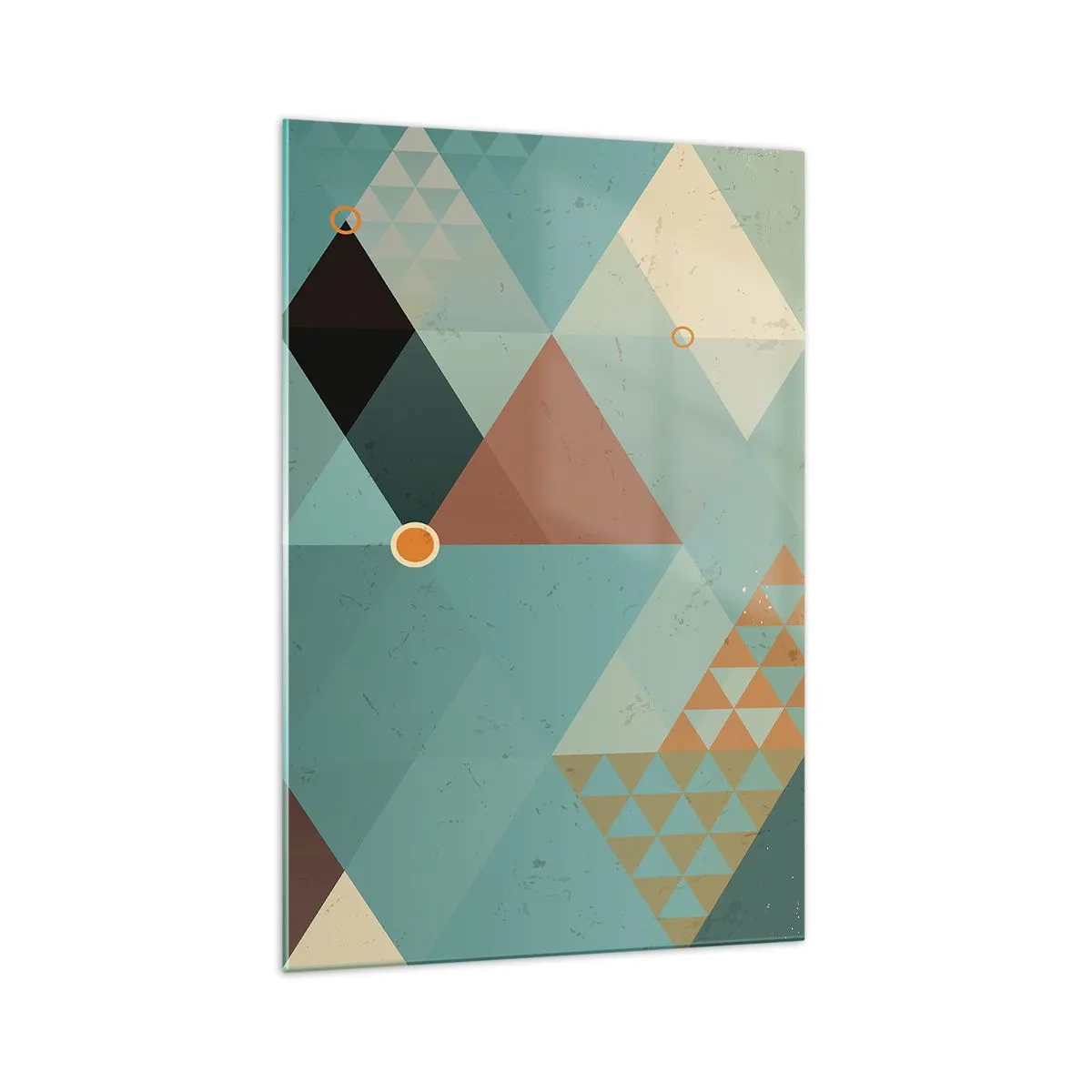 Schilderen op glas - Eenheid van veelheid, veelheid van eenheid - 70x100 cm