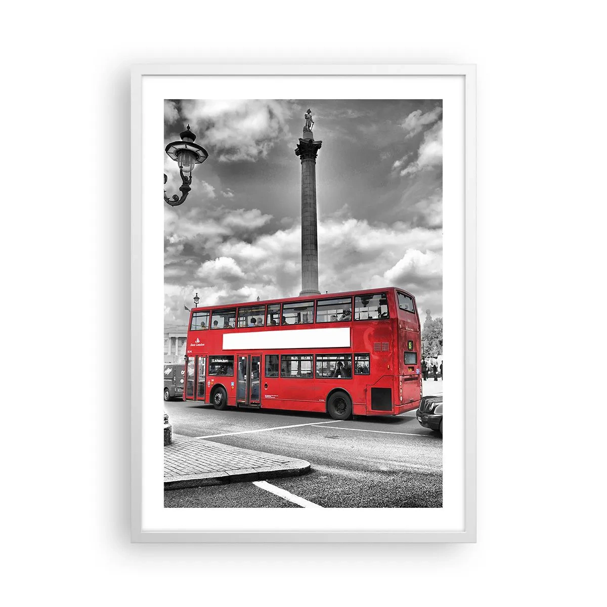 Poster in een witte lijst - De echte bloedbaan van de stad - 50x70 cm