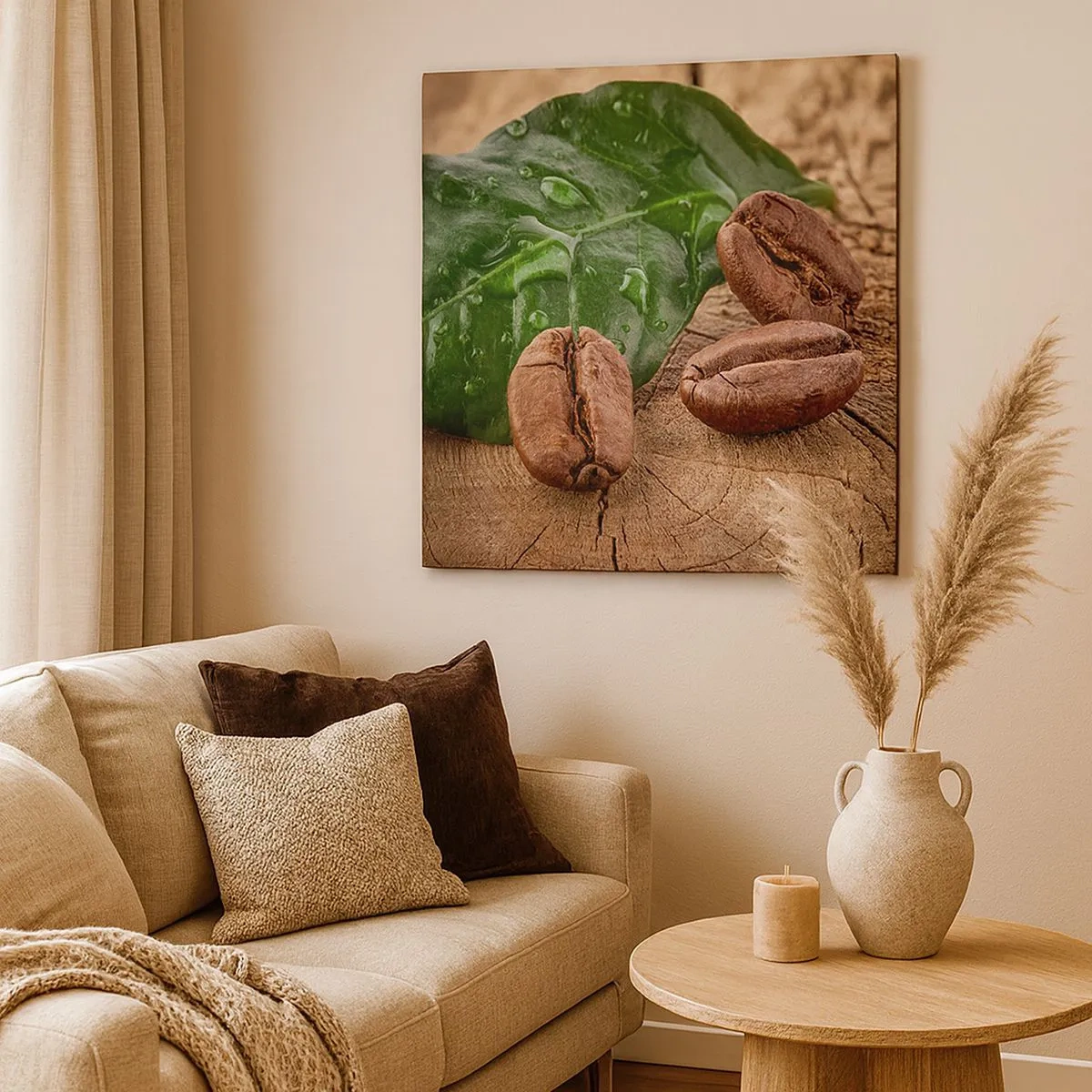 Schilderen op canvas - De meest ware en zwarte - 30x30 cm