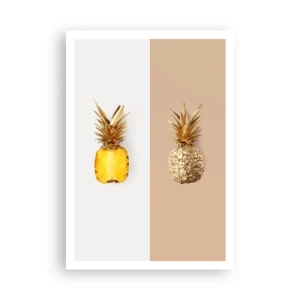 Poster - Ananas voor ons - 70x100 cm