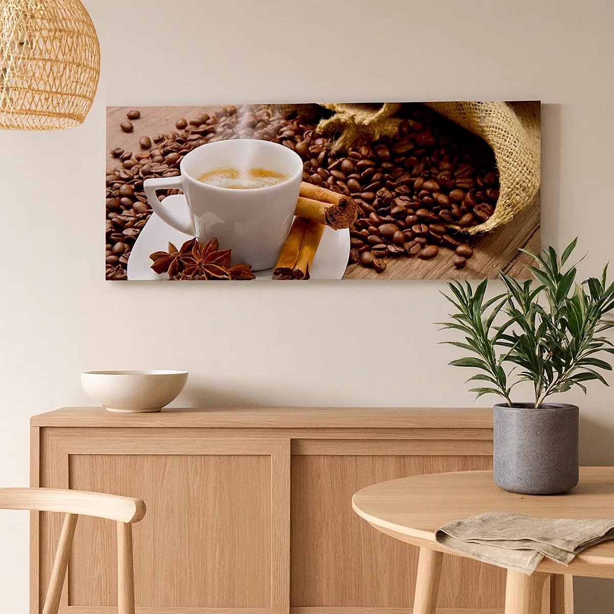 Schilderen op canvas - Pittige smaak en aroma - 30x30 cm