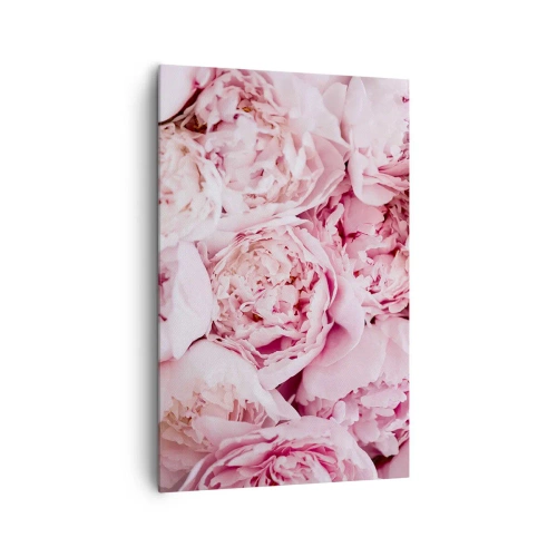 Schilderen op canvas - Knuffelend en geurig - 80x120 cm