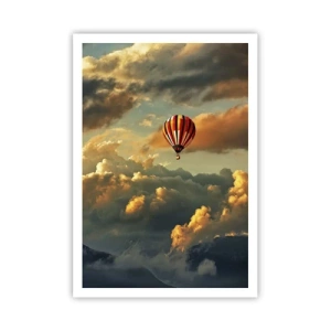 Poster - Ik vlieg omdat ik dat wil - 70x100 cm