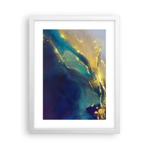 Poster in een witte lijst - De gouden poel - 30x40 cm