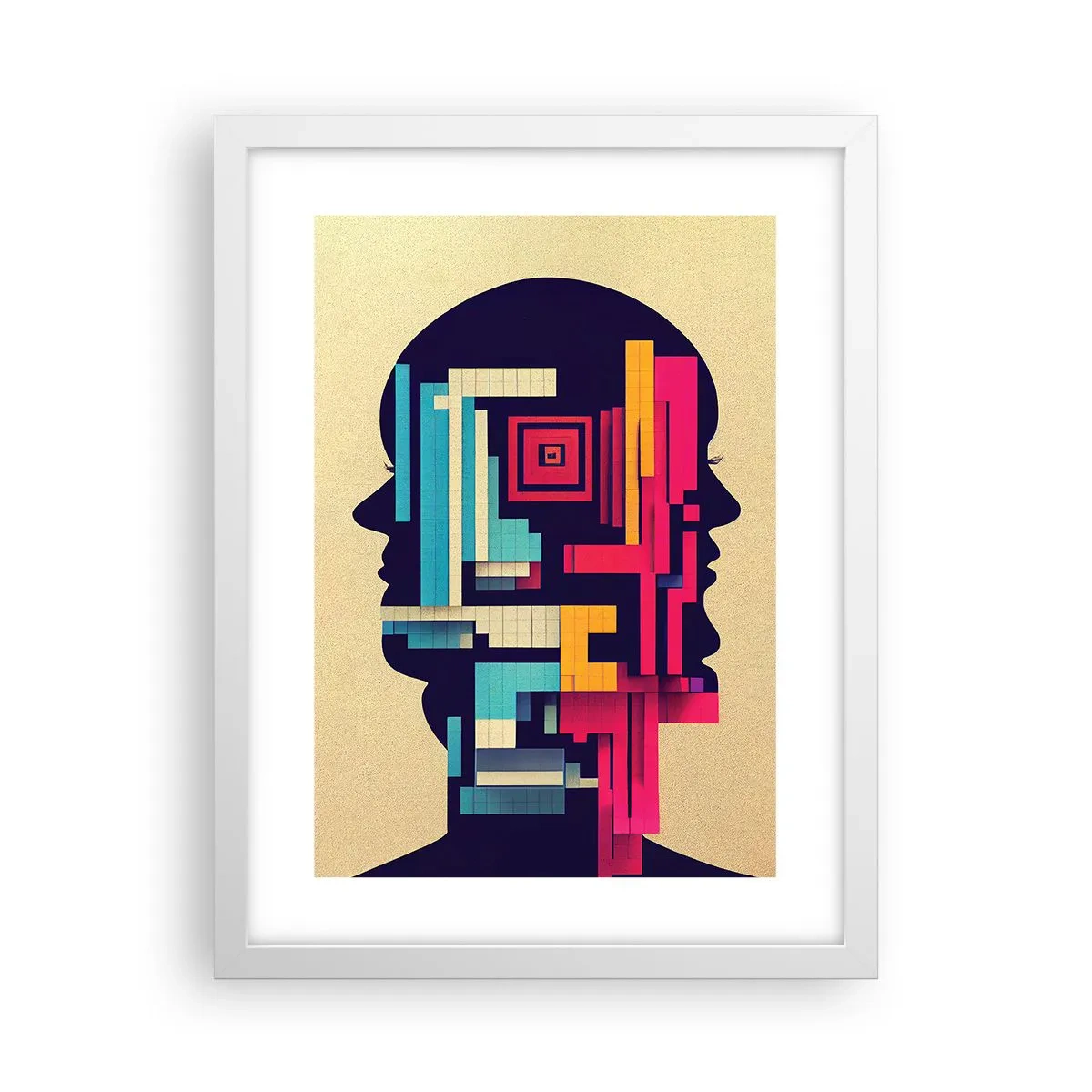 Poster in een witte lijst - Nieuwe banden - 30x40 cm