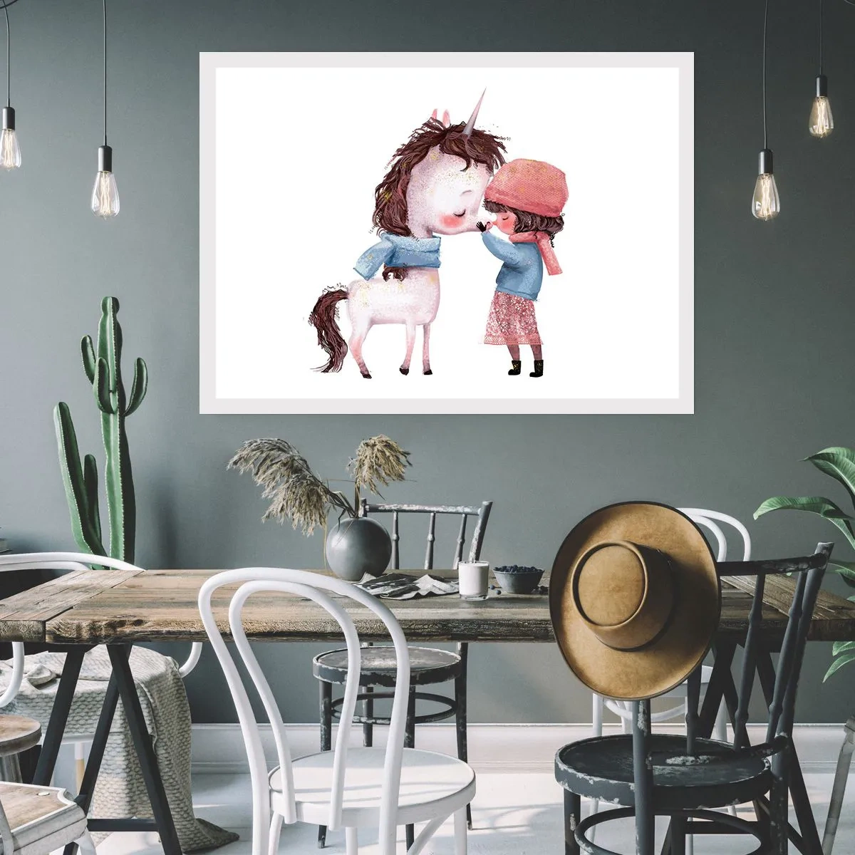 Poster - Een winterverhaal - 100x70 cm