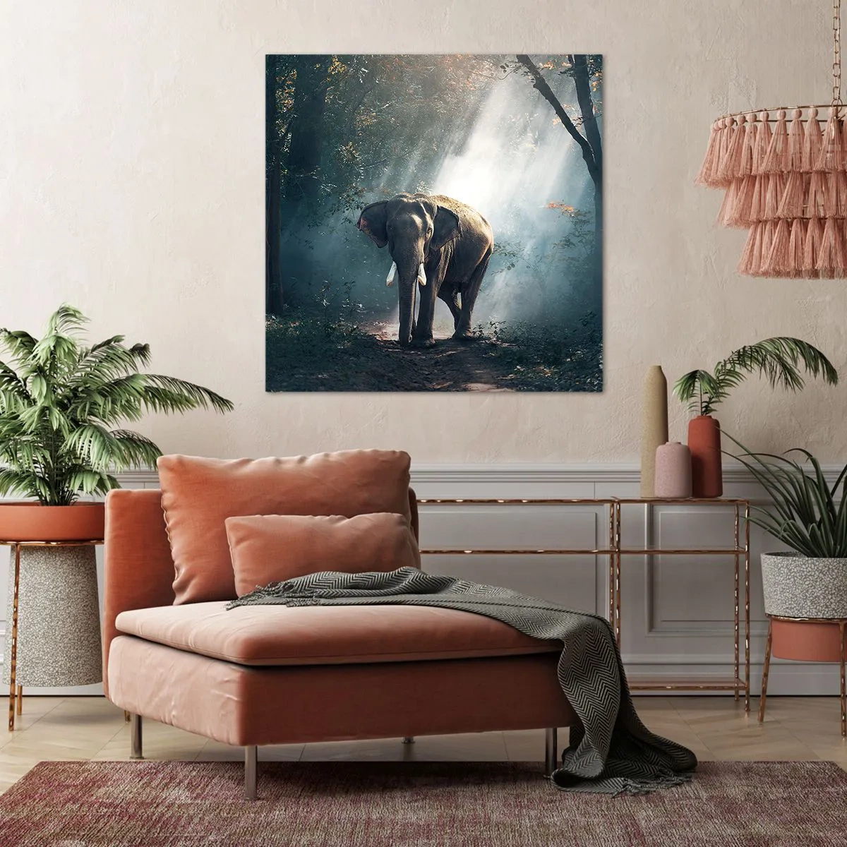 Schilderen op canvas - Een ontspannen wandeling - 60x60 cm