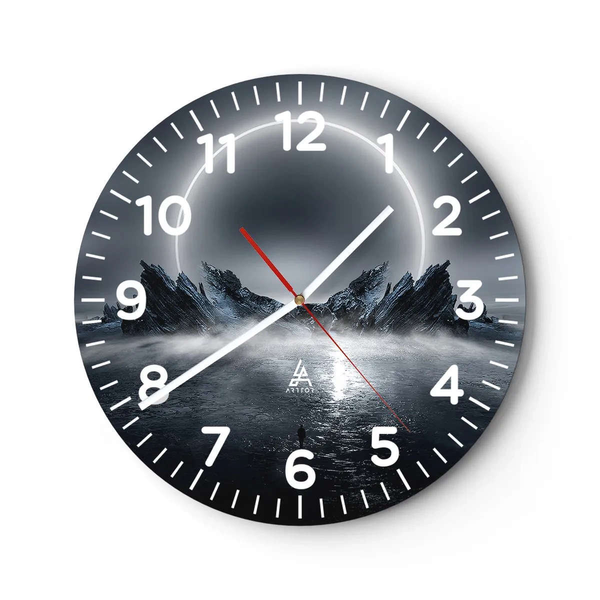 Wandklok - Klok - Einde van het verhaal - 40x40 cm